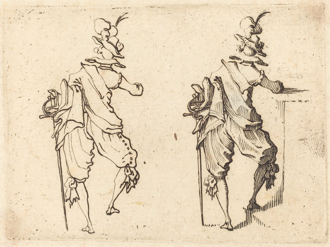 kılıçlı adam by Jacques Callot