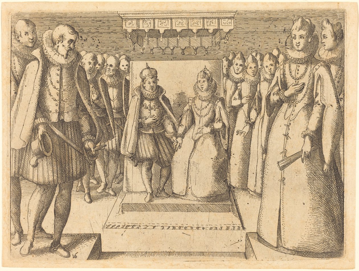 Avusturya Margaret ve Philip III Toplantısı by Jacques Callot