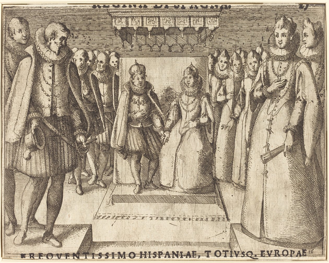Avusturya Margaret ve Philip III Toplantısı [recto] by Jacques Callot