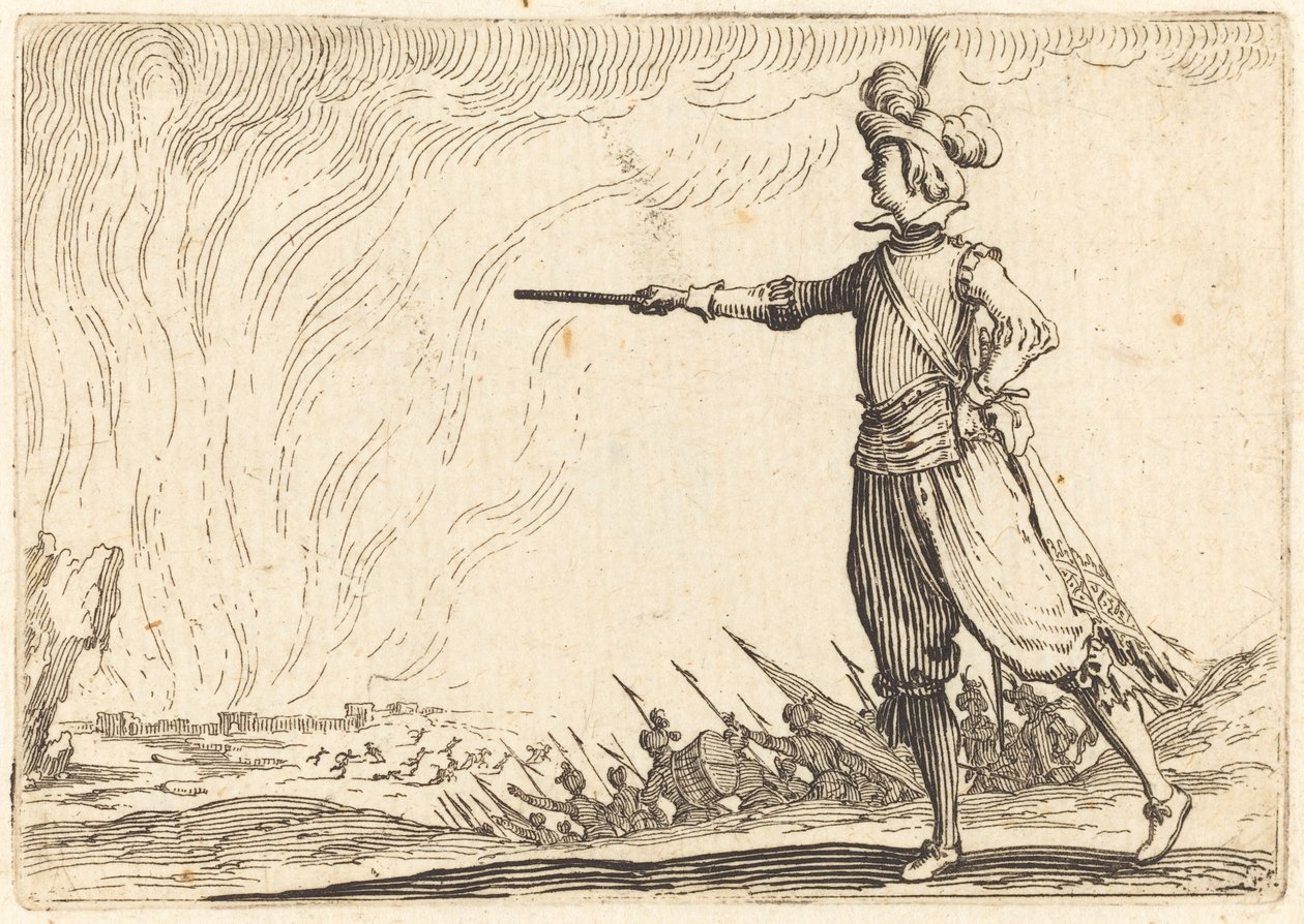 Yaya Askeri Komutan, c. 1622. by Jacques Callot