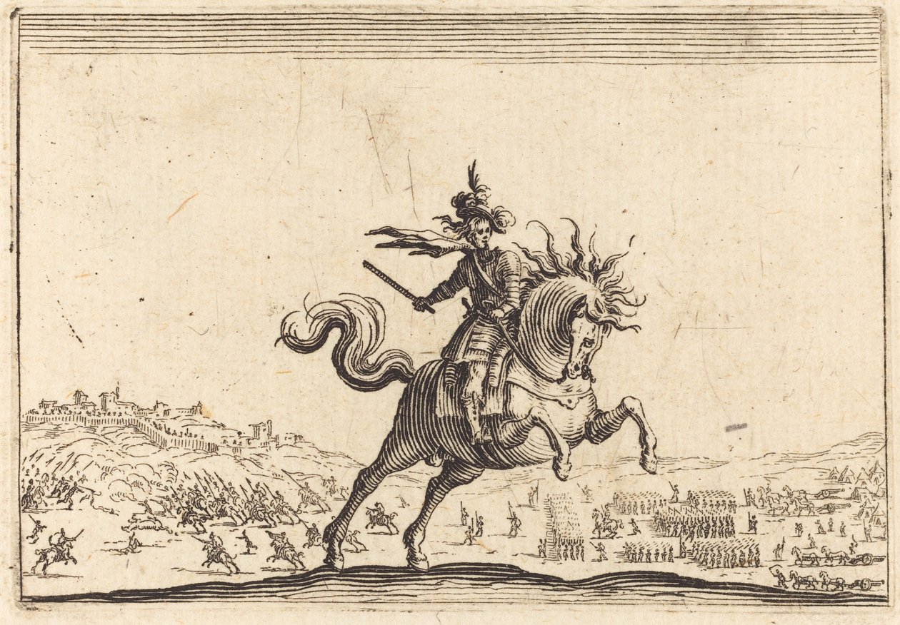 Atlı Komutan by Jacques Callot