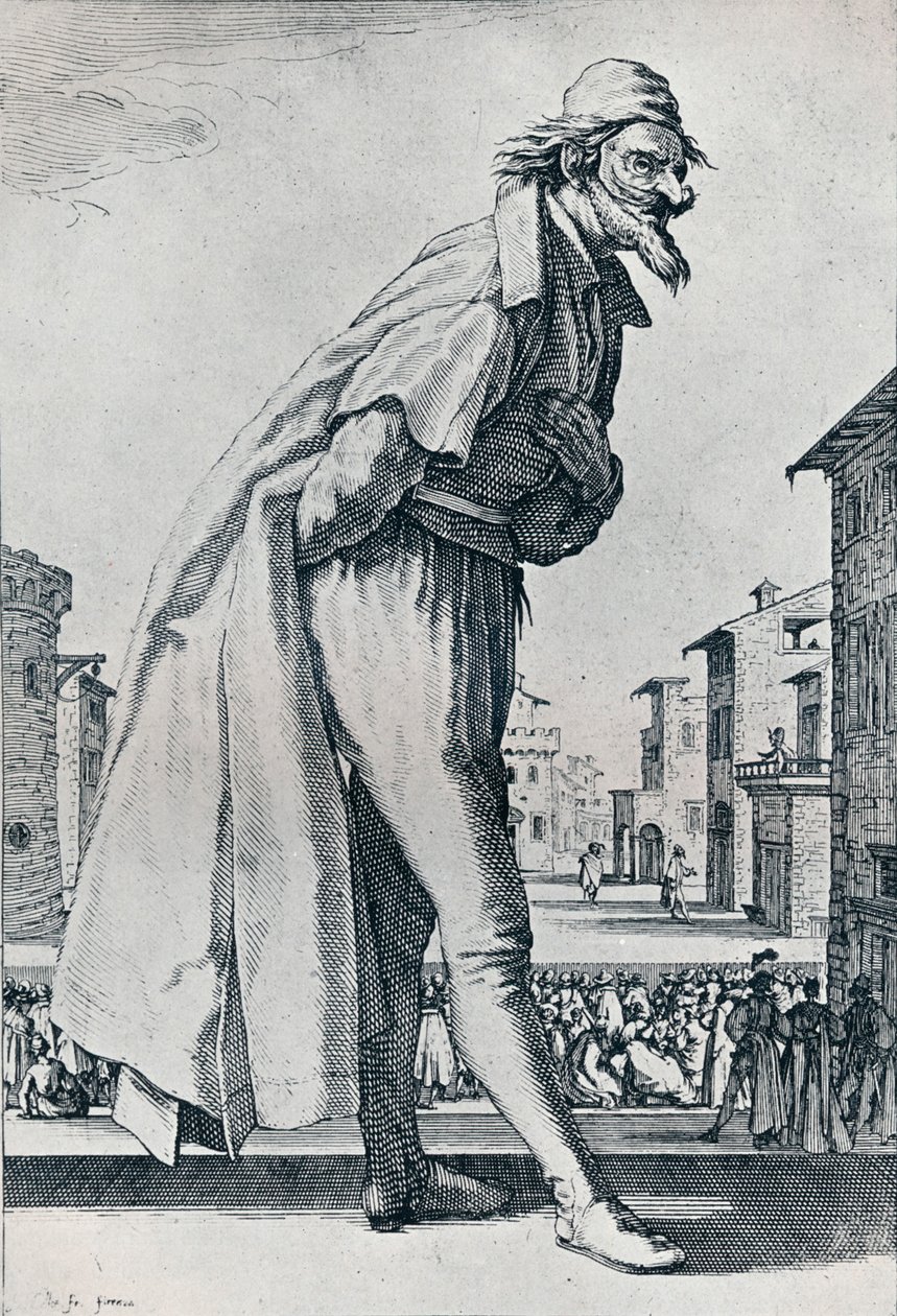 IV.- Büyük Pantalon, c1620-1635, 1924 by Jacques Callot