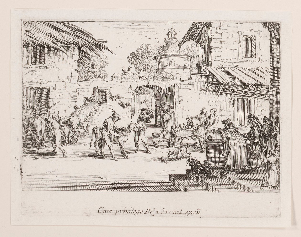 La vie de l dizisinden salı günü (Büyük Buzağı Öldürüldü) by Jacques Callot