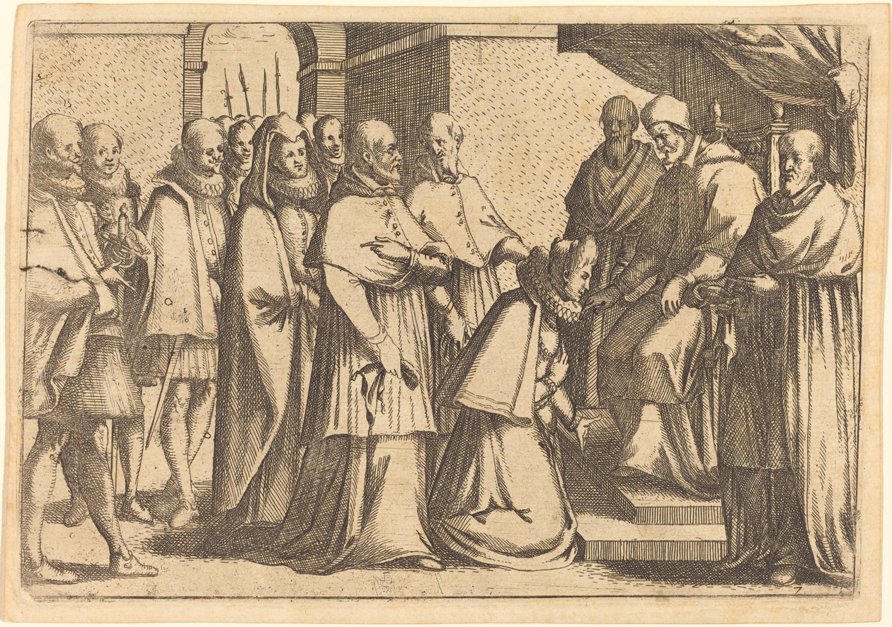Papalık Seyirci by Jacques Callot