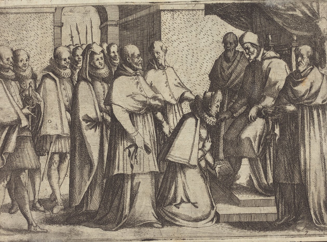 Papalık Seyirci [verso] by Jacques Callot