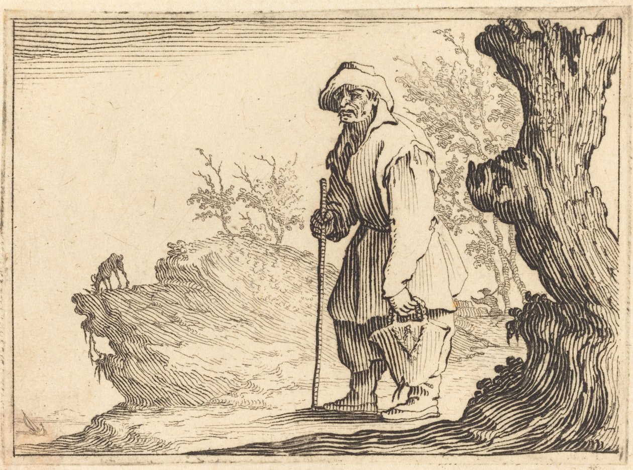 Çuvallı Köylü by Jacques Callot