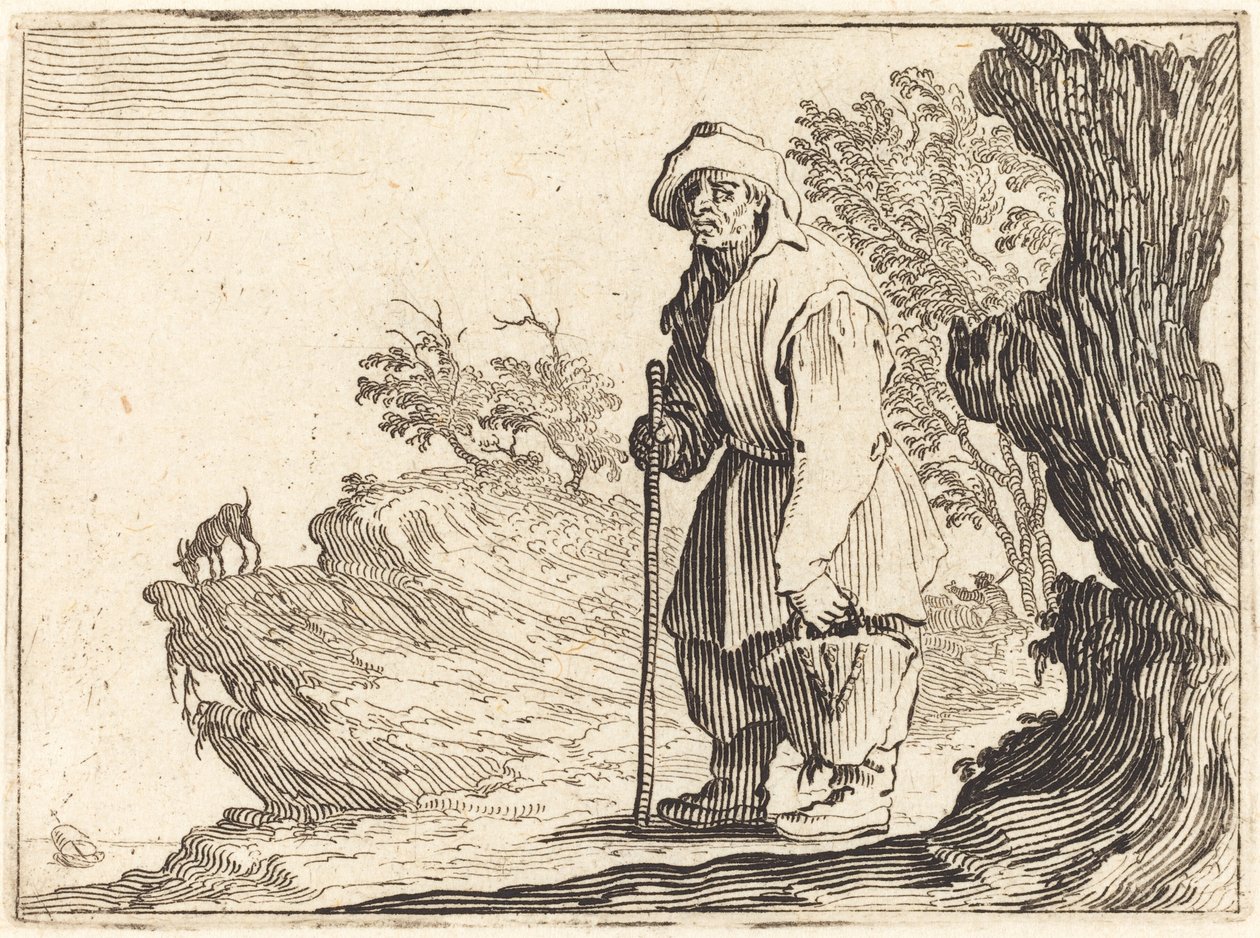 Çuvallı Köylü by Jacques Callot