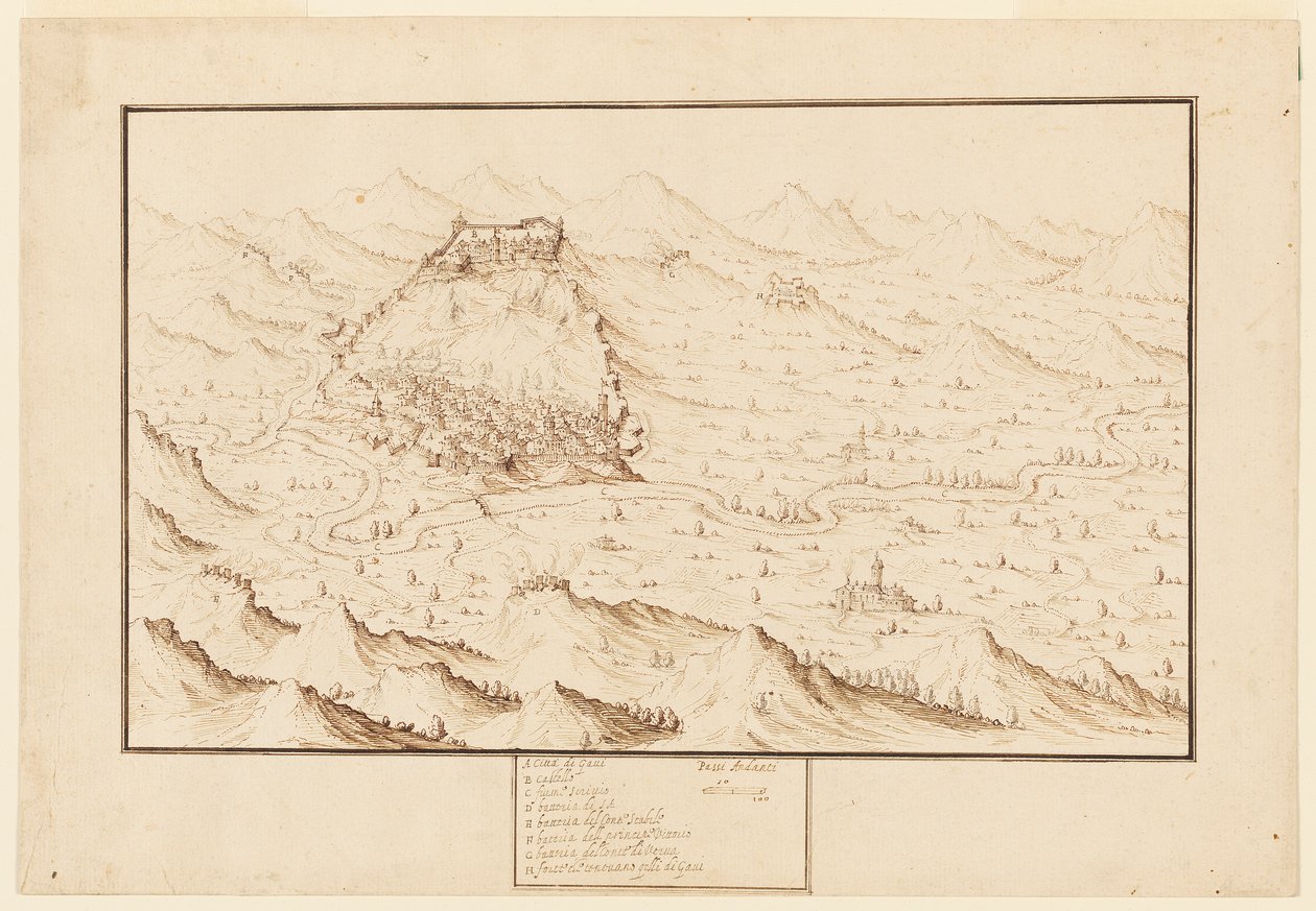 Gani'nin Planometrik Görünümü by Jacques Callot