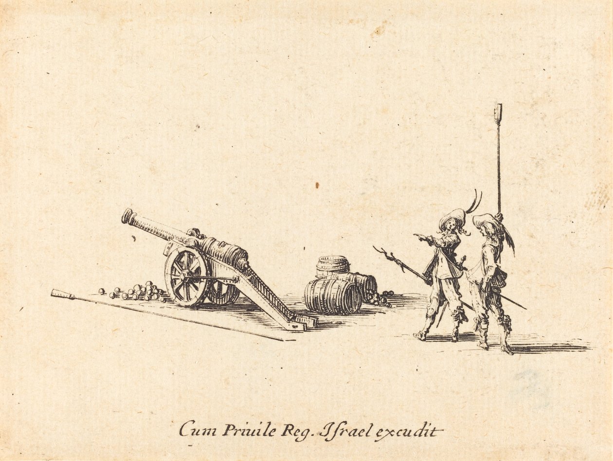 Topu Ateşlemeye Hazırlanıyor, 16341635. by Jacques Callot