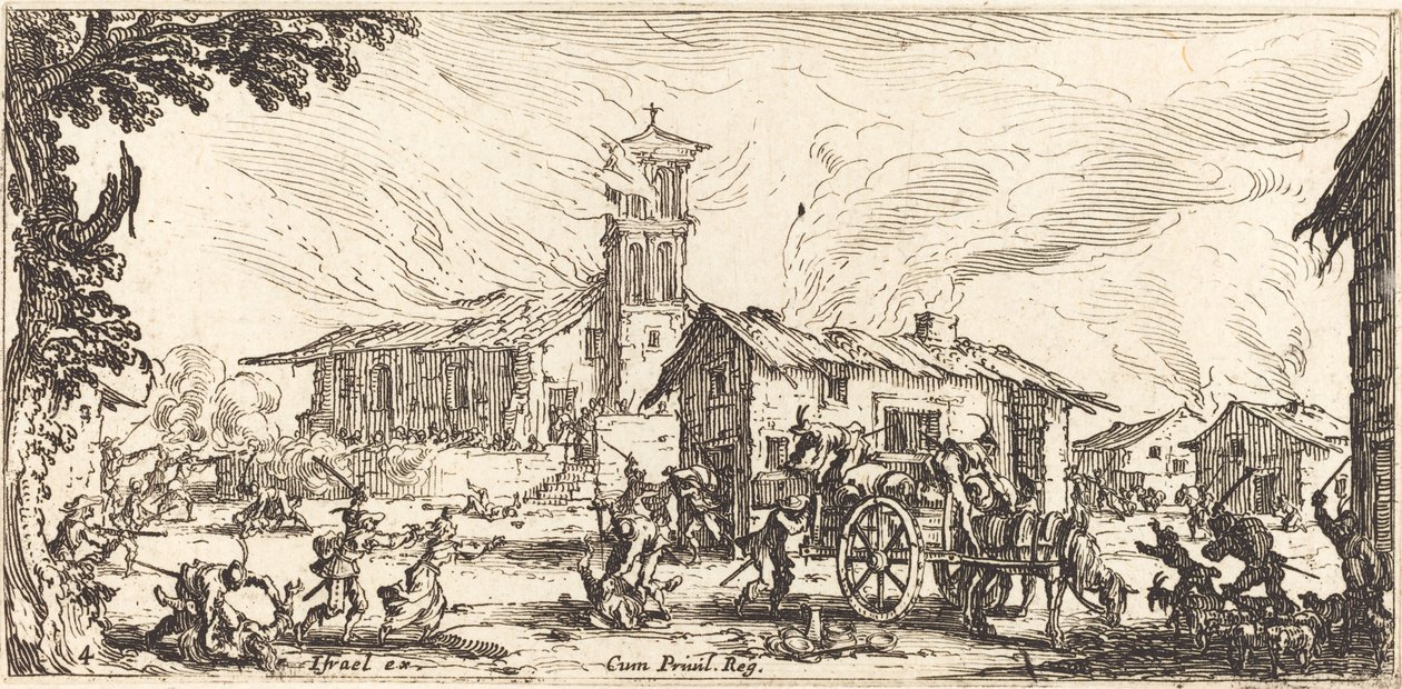 Köyü Yıkmak ve Yakmak by Jacques Callot