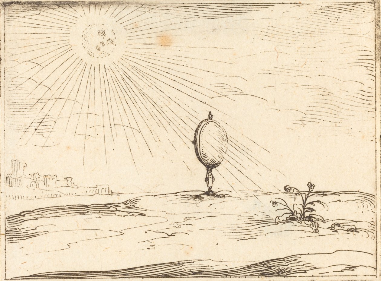 Güneş ışınları. by Jacques Callot