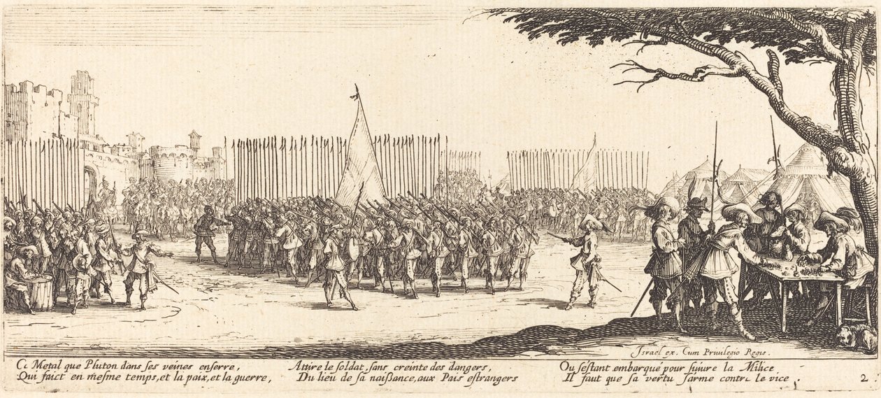 Asker Alımı by Jacques Callot