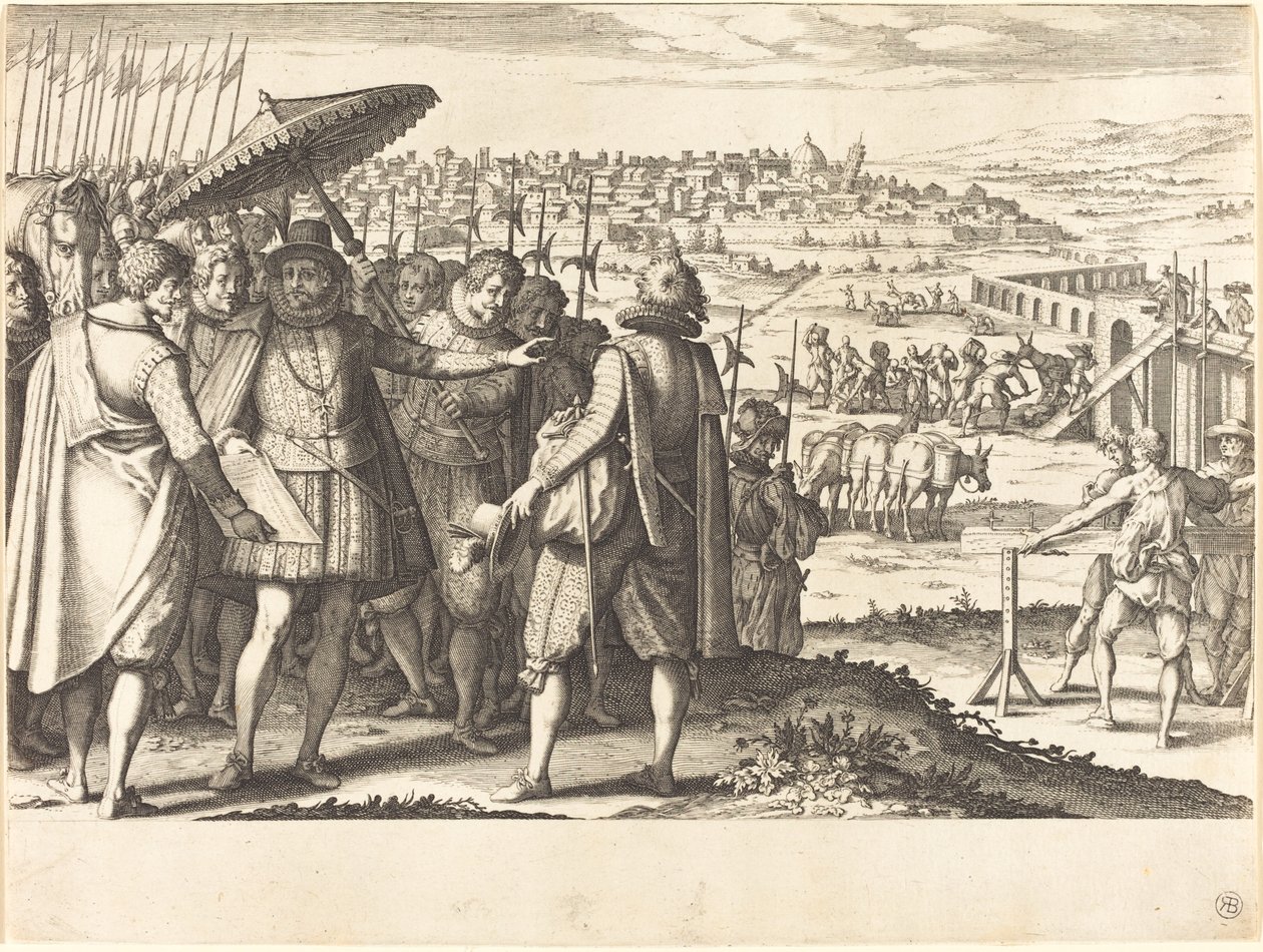 Pisa Su Kemeri Restorasyonu by Jacques Callot