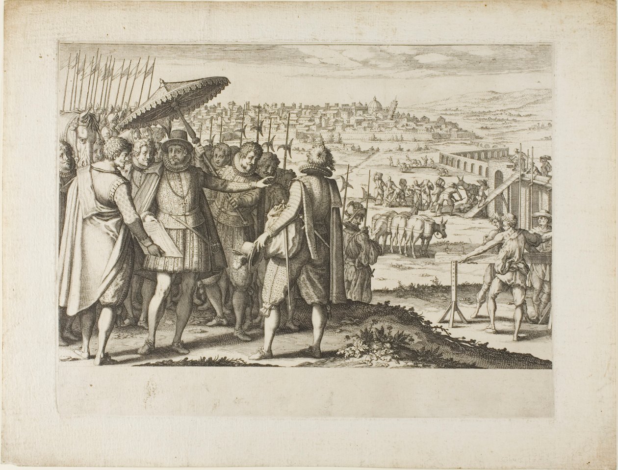 Pisa Su Kemeri Restorasyonu by Jacques Callot