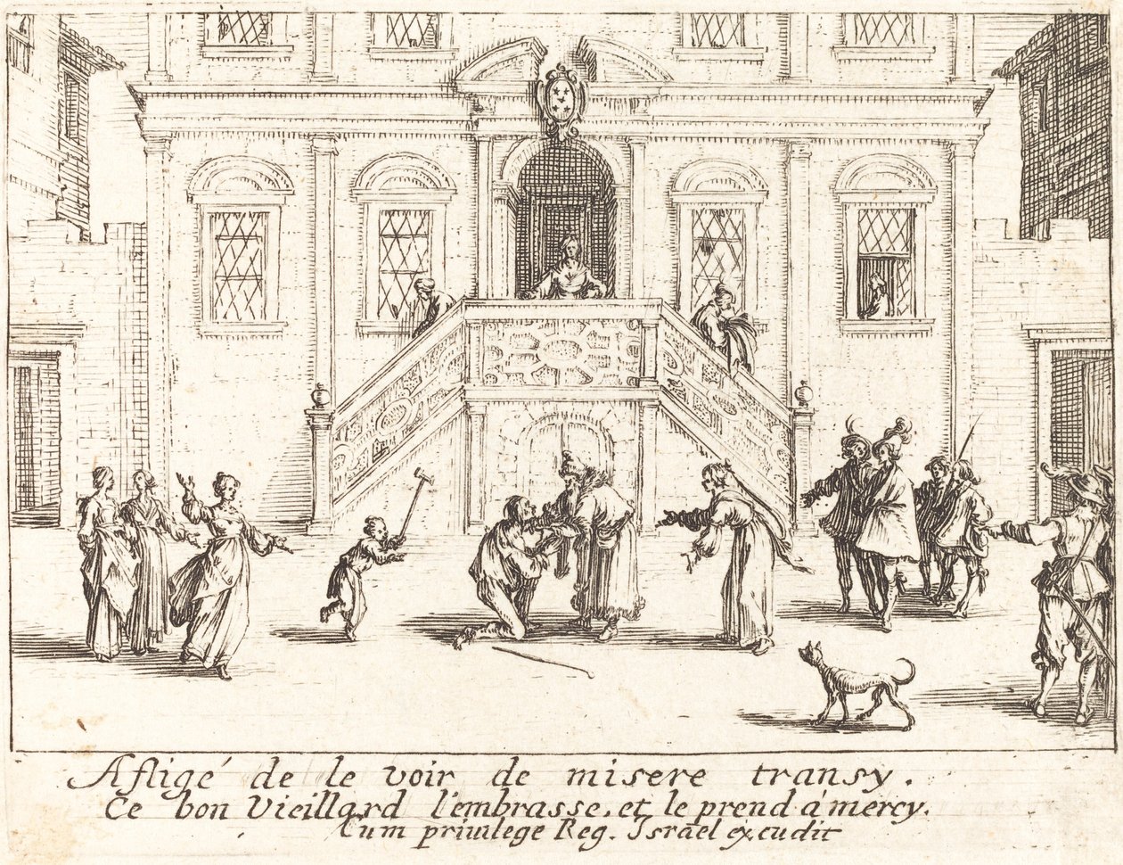 Prodigal Oğlunun Dönüşü by Jacques Callot