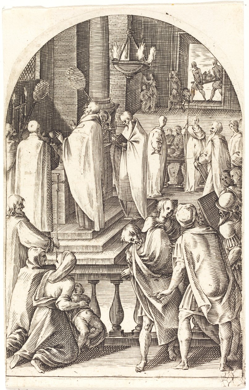 Ayini Kutlayan Aziz Basil, 16081611. by Jacques Callot