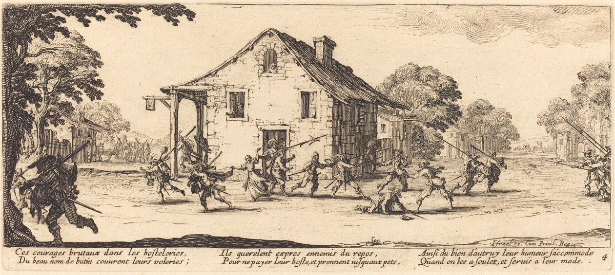 Yağma Sahnesi by Jacques Callot