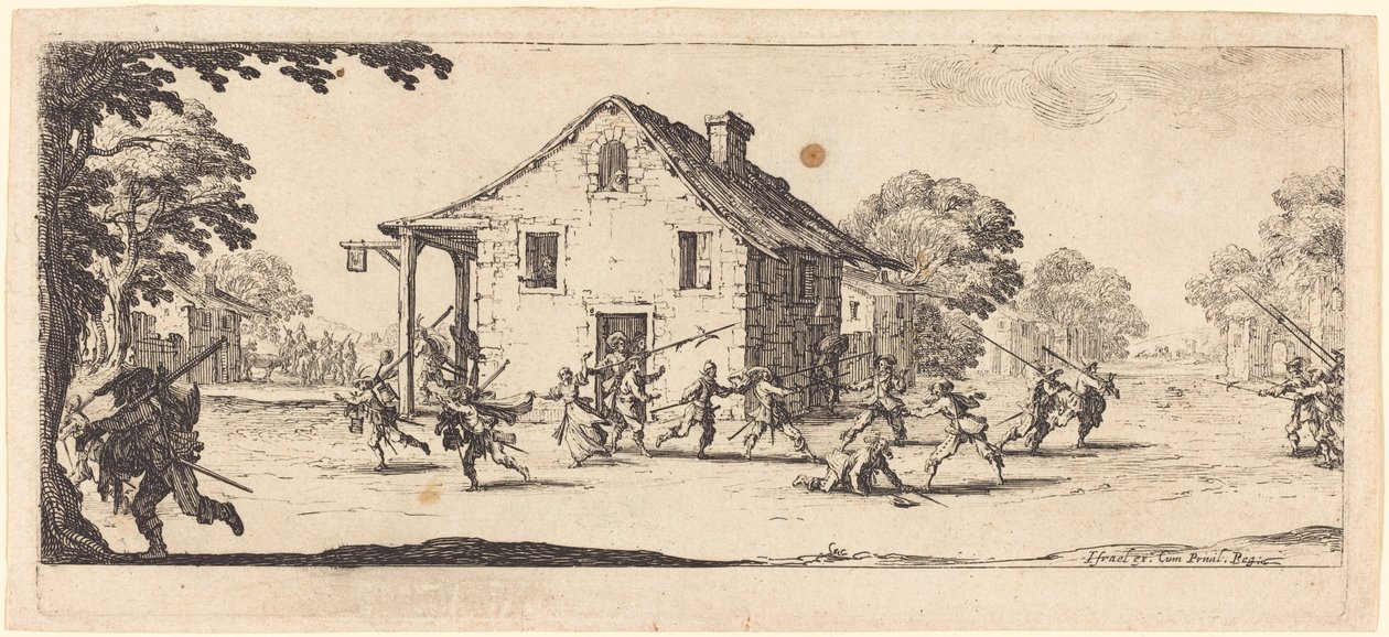 Yağma Sahnesi by Jacques Callot