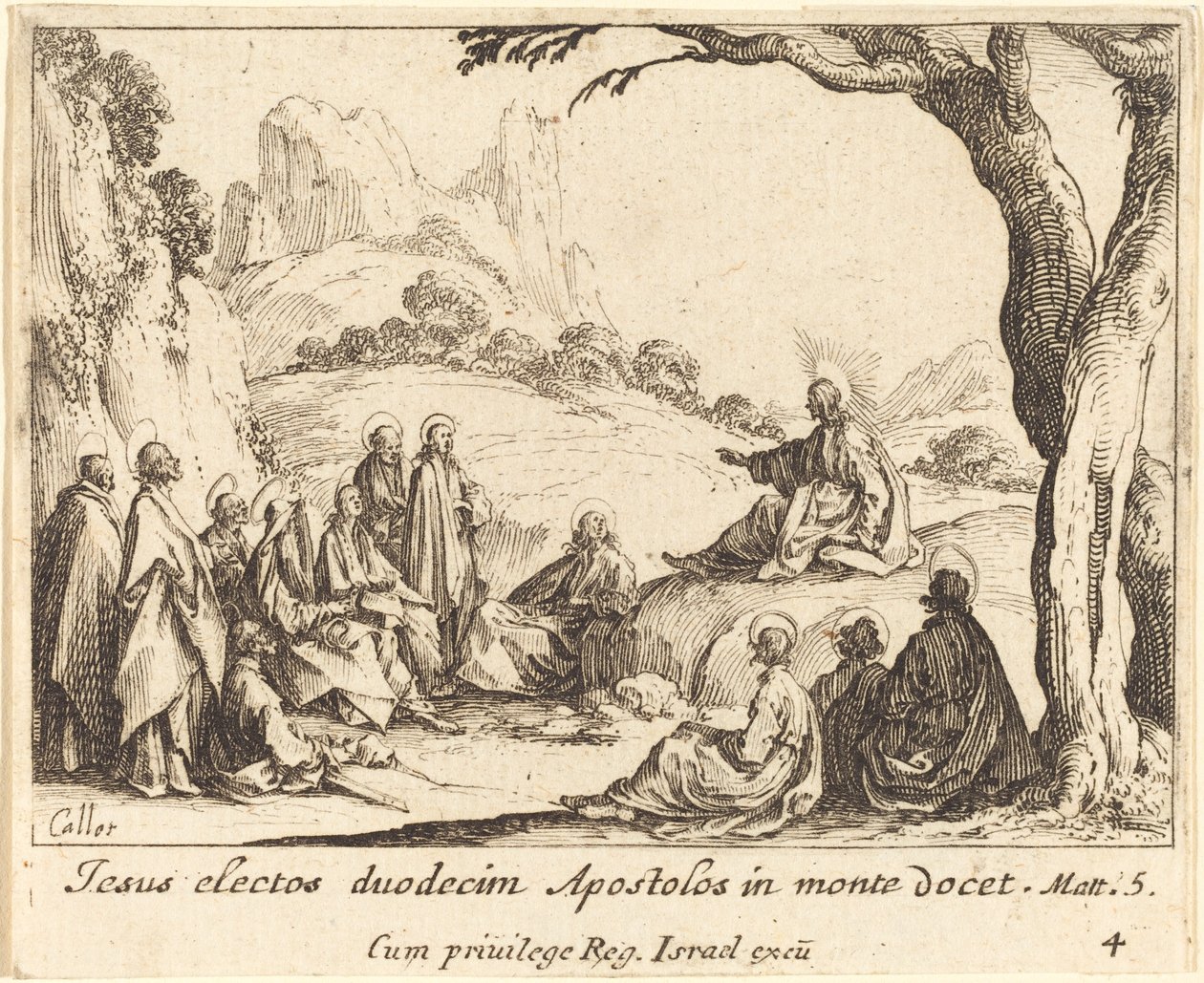 Dağdaki Vaaz by Jacques Callot