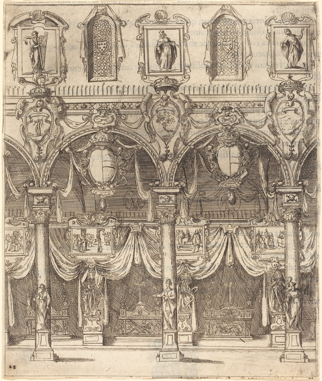 San Lorenzo Yan Koridor, Floransa by Jacques Callot