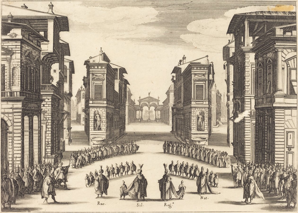 Süleyman, II. Perde by Jacques Callot