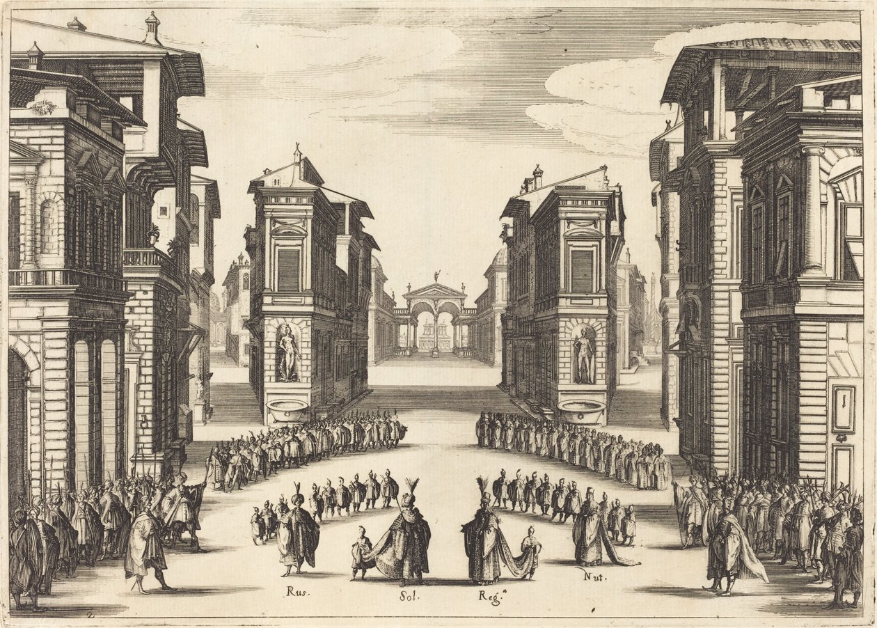 Süleyman, II. Perde by Jacques Callot