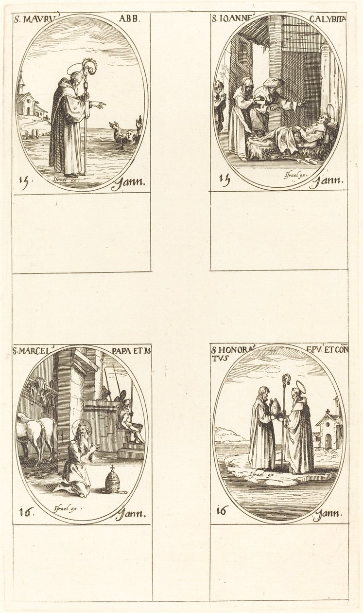 Aziz Moor John Calybite Marcellus onur by Jacques Callot
