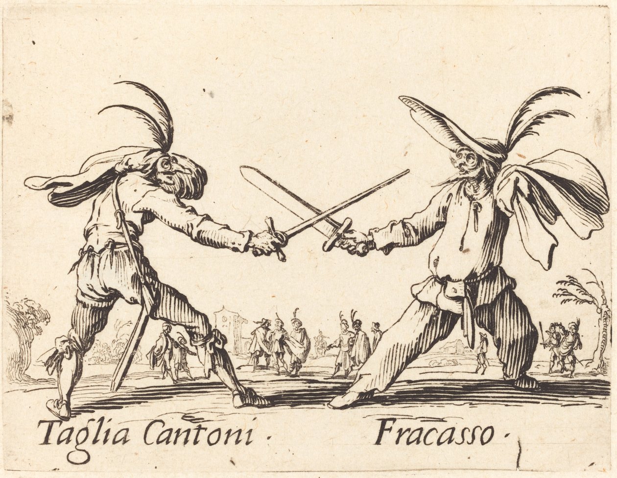 Taglia Cantoni ve Fracasso by Jacques Callot