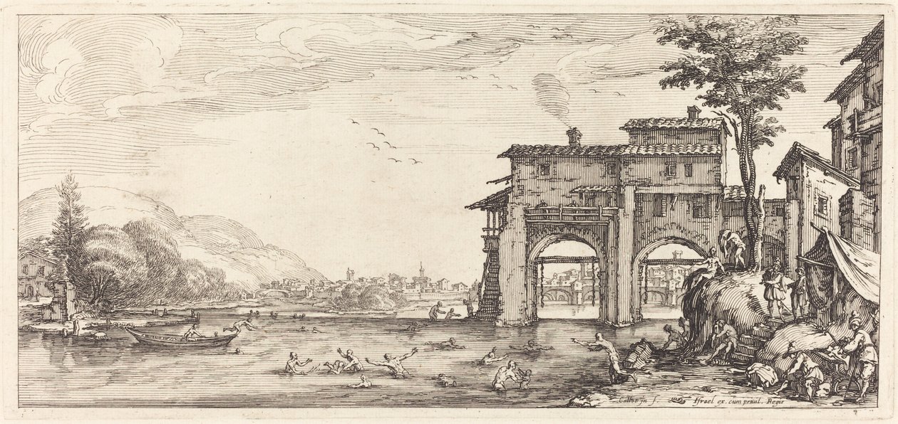 Yıkananlar by Jacques Callot