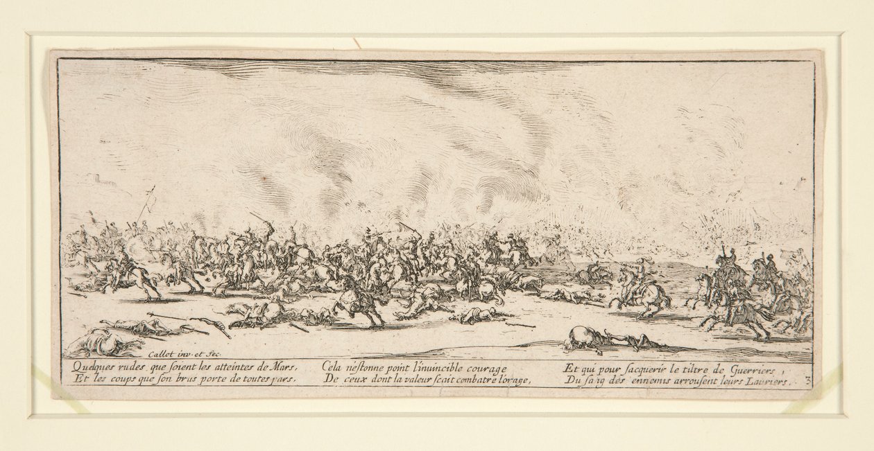 Savaşın Sefaletleri ve Felaketlerinden Gelen Savaş by Jacques Callot