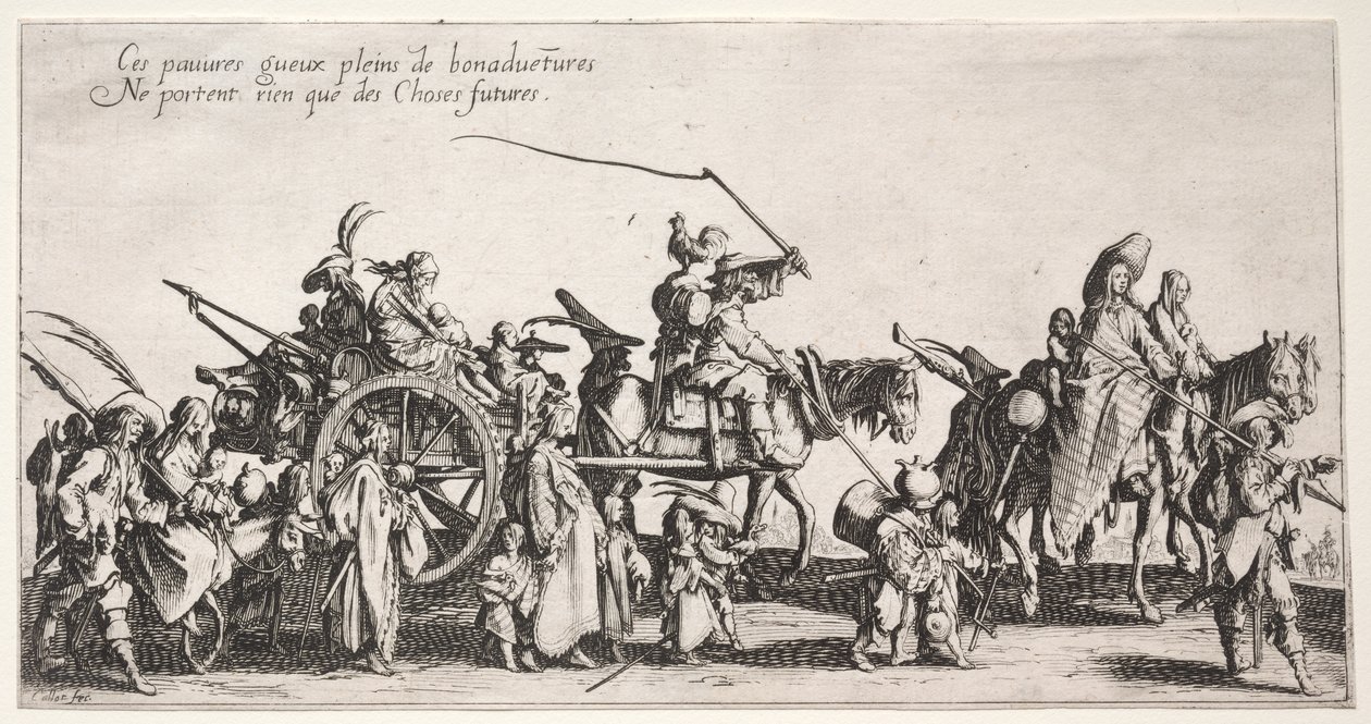 Bohemler: Yürüyen Bohemler: Arka Muhafız by Jacques Callot