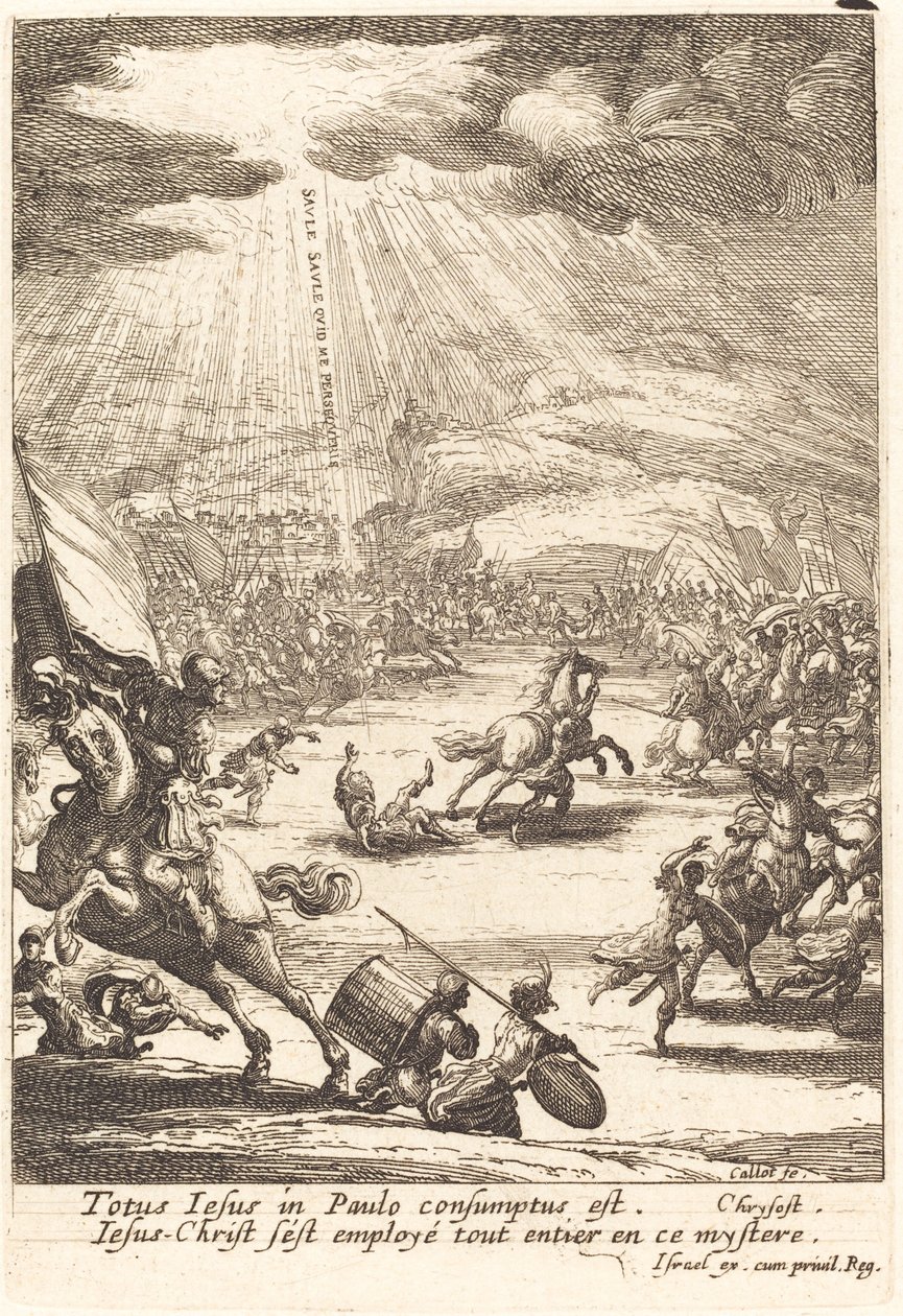 Aziz Paul Dönüşümü by Jacques Callot
