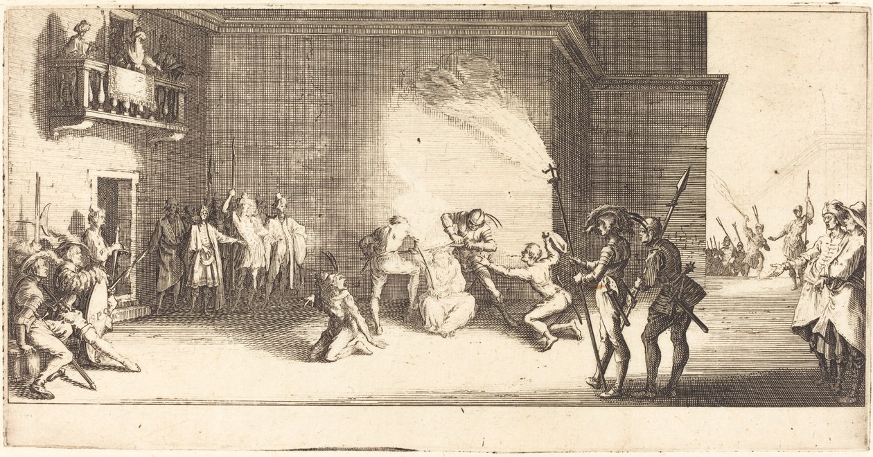 Dikenlerle taçlandırma by Jacques Callot