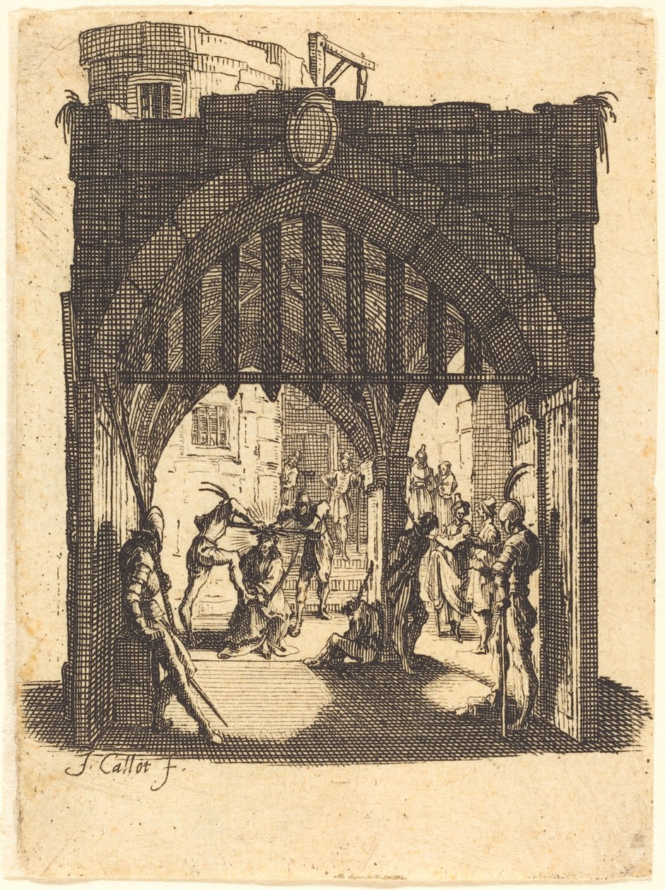 Dikenlerle taçlandırma by Jacques Callot