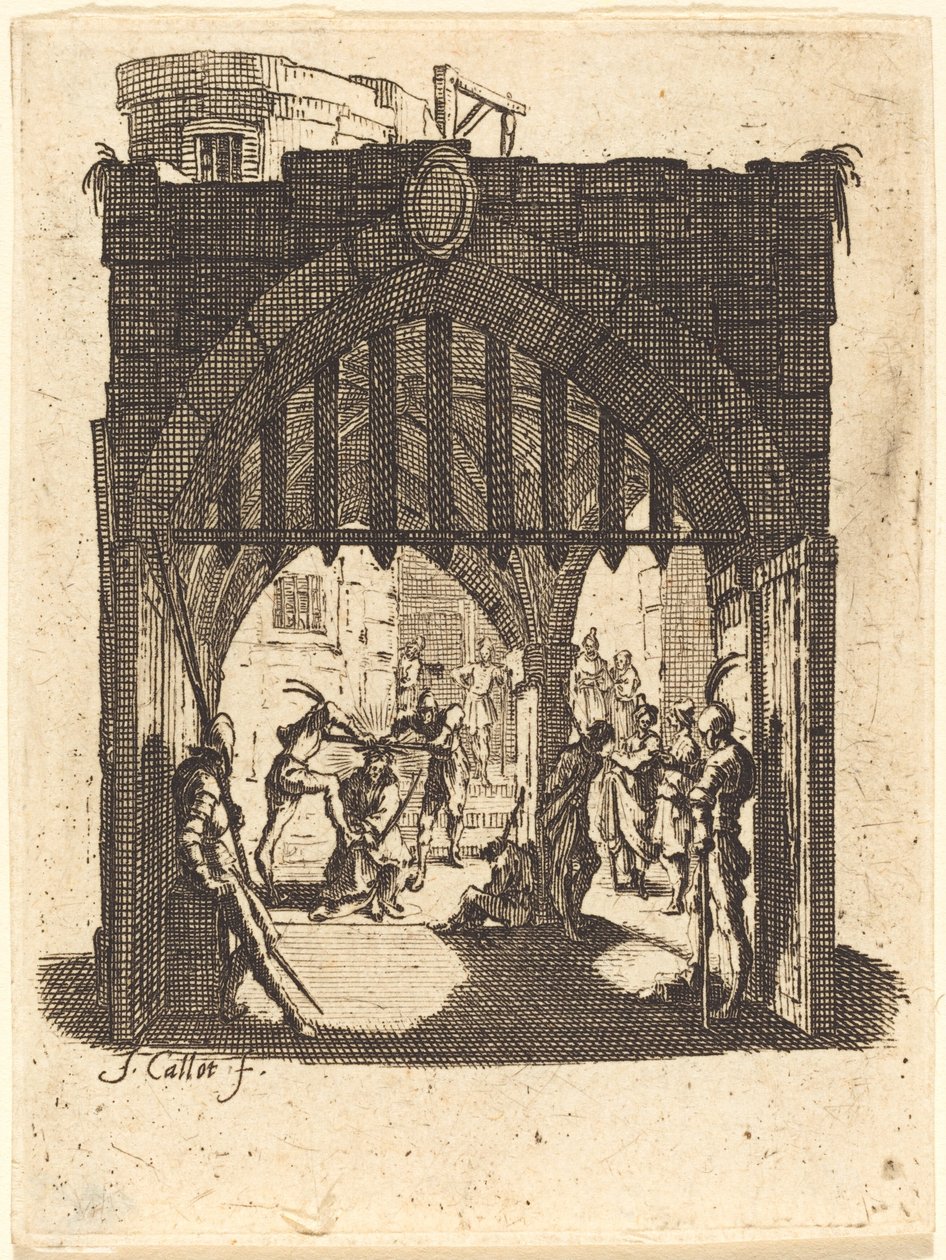 Dikenlerle taçlandırma by Jacques Callot