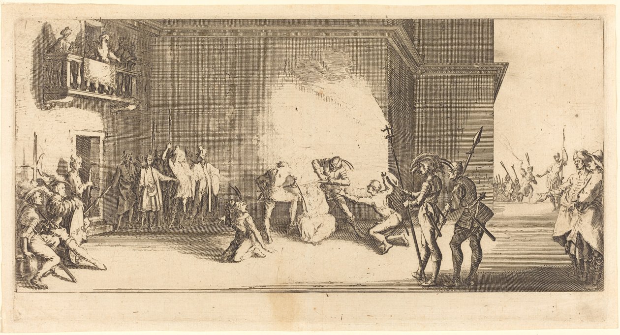 Dikenli Taç, c. 1618. by Jacques Callot