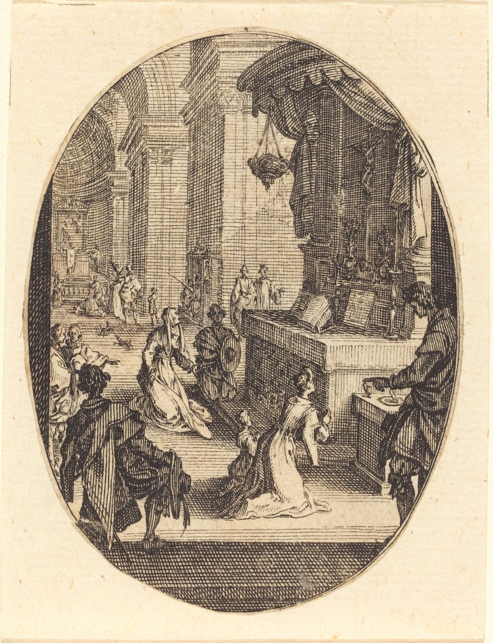 Tanrı Kültü, muhtemelen 1627. by Jacques Callot