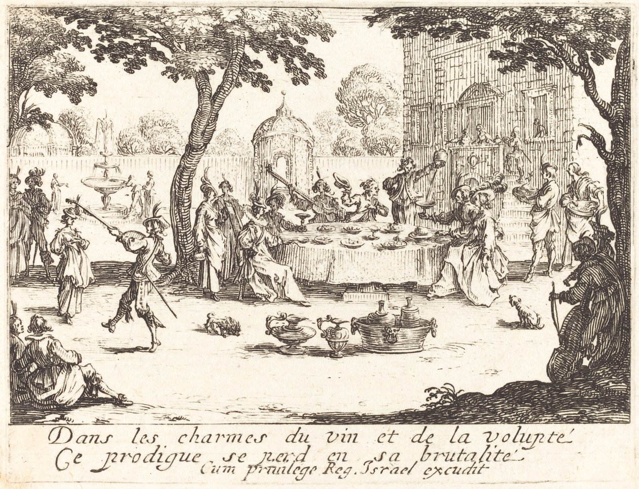 Dağılma, 1635. by Jacques Callot