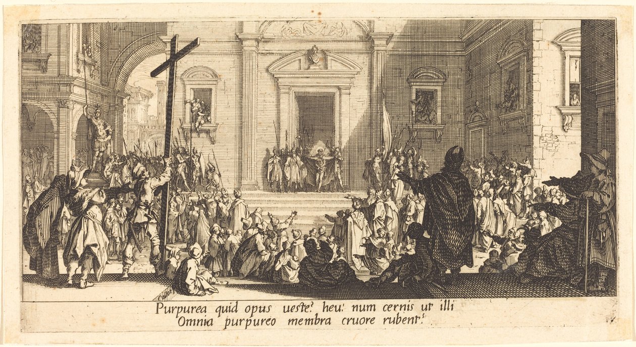 Ecce Homo, c. 1618. by Jacques Callot