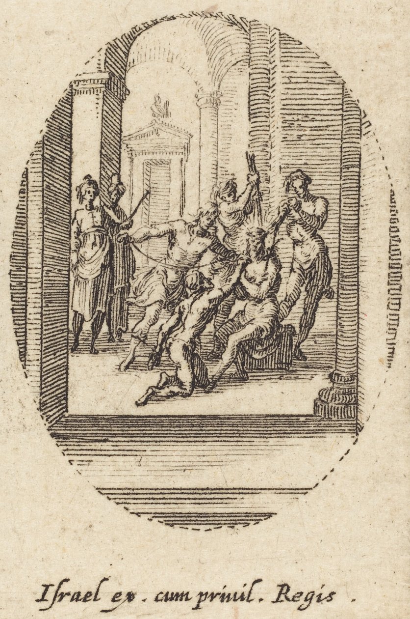 Kırbaçlanma, c. 1631. by Jacques Callot
