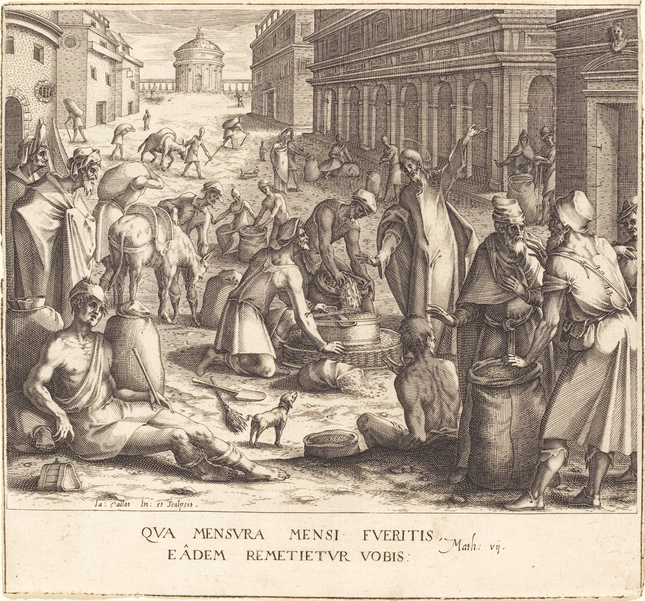 Tahıl Terazileri by Jacques Callot