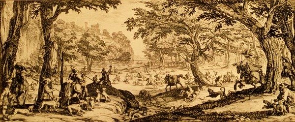 Büyük Av (gravür) by Jacques Callot