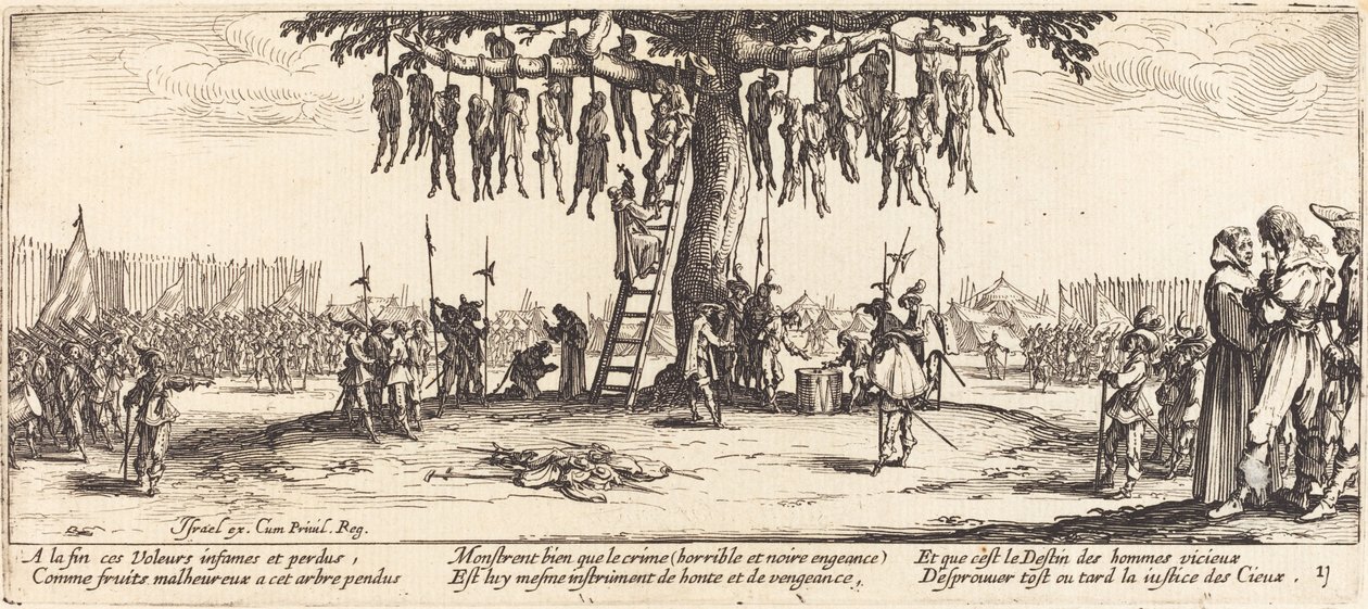 Asılı, c. 1633. by Jacques Callot