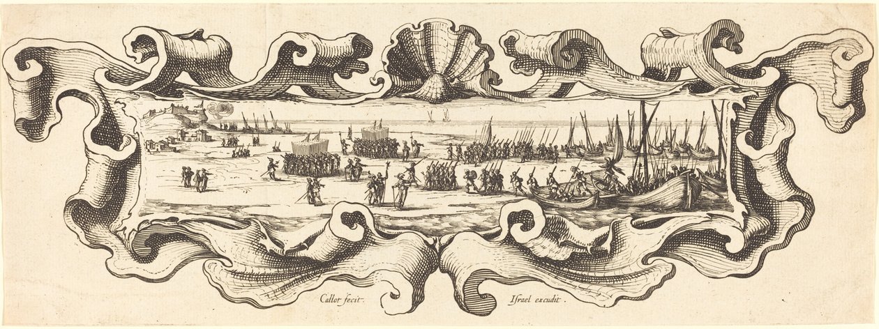 Birliklerin Çıkarılması, muhtemelen 16281631. by Jacques Callot
