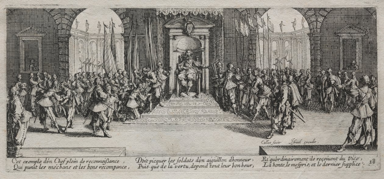 Savaşın Büyük Sefaletleri: Tazminatın Dağılımı by Jacques Callot
