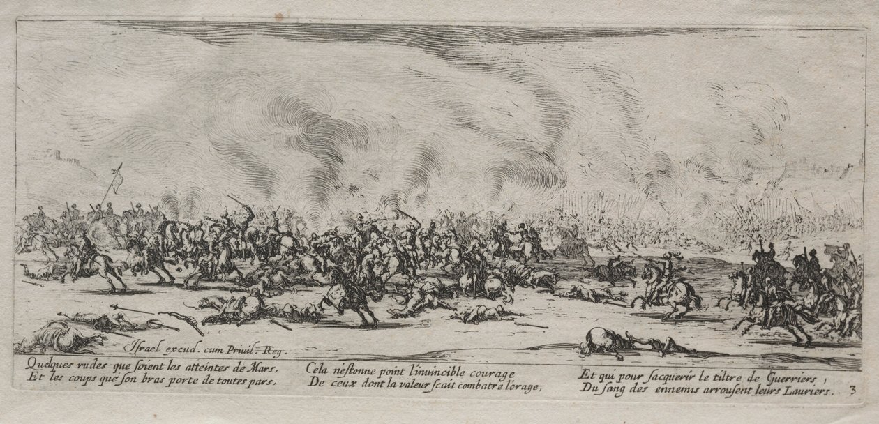 Savaşın Büyük Sefaletleri: Savaş, 1633. by Jacques Callot
