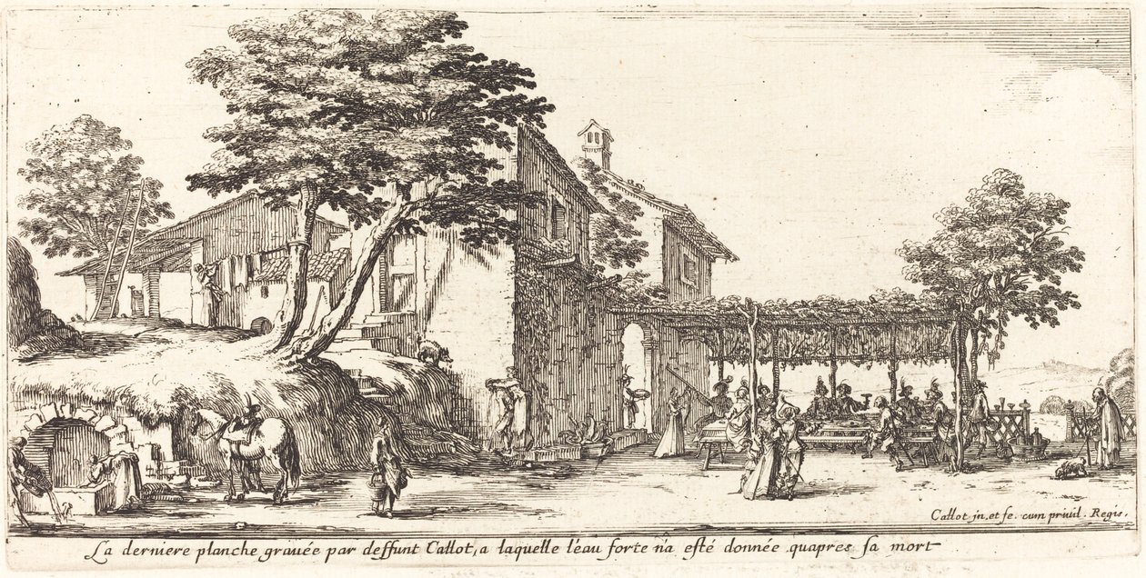 Küçük Kafes, 1635. by Jacques Callot