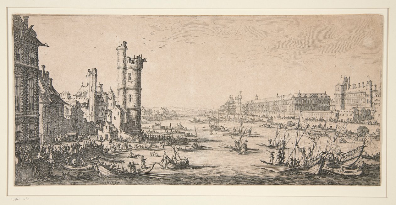 Louvre Müzesi by Jacques Callot