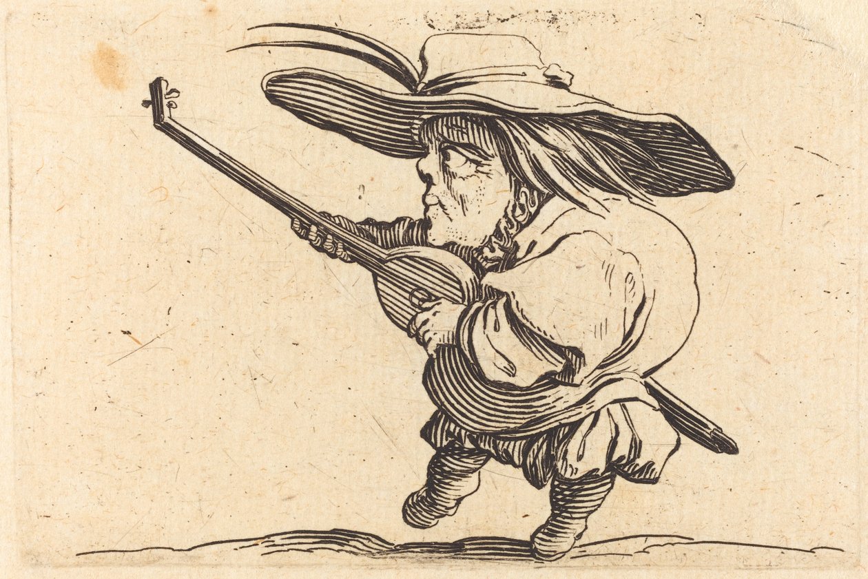 Ud Oyuncusu by Jacques Callot