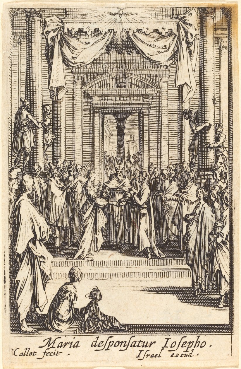 Bakirenin Evliliği by Jacques Callot